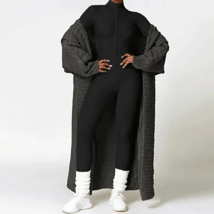 ShapeLine – Figursydd Jumpsuit med eller Utan Varm Fleecefoder & Stretchig Komfort