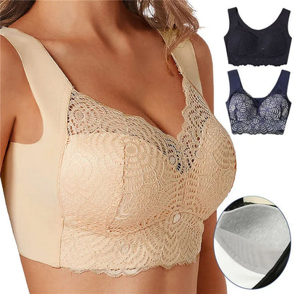 ComfortMax - Plus Size Sömlös BH för Kvinnor M-5XL - Trådlös Minimizer - Push Up